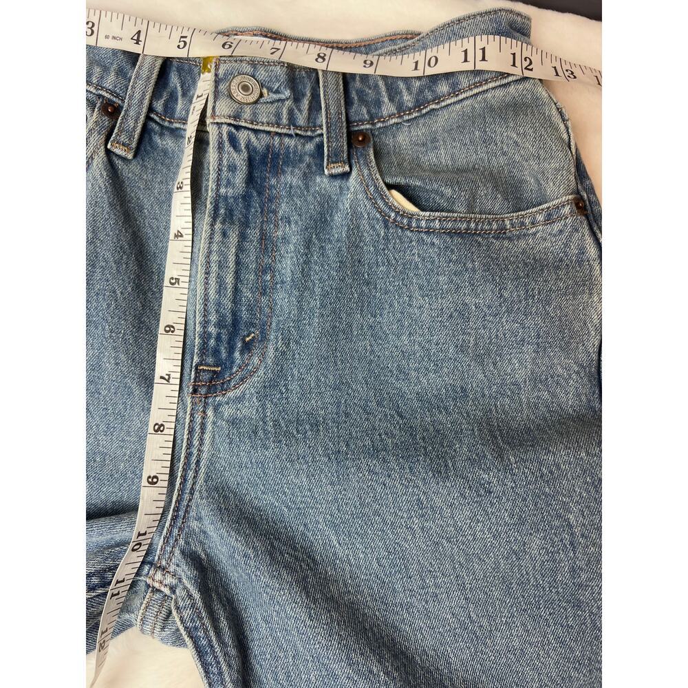 A&F High Rise 90's Relaxed Cowboy Embroidered Jeans 25 - Picture 5 of 9